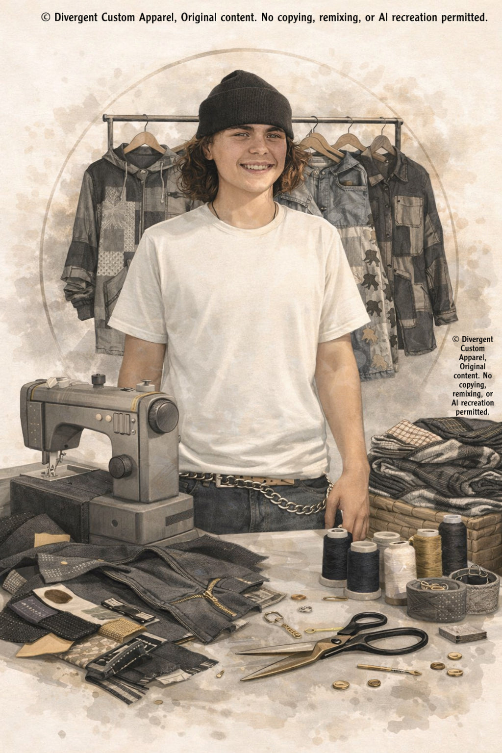 Custom Illustrated Brand Portraits (additional time)