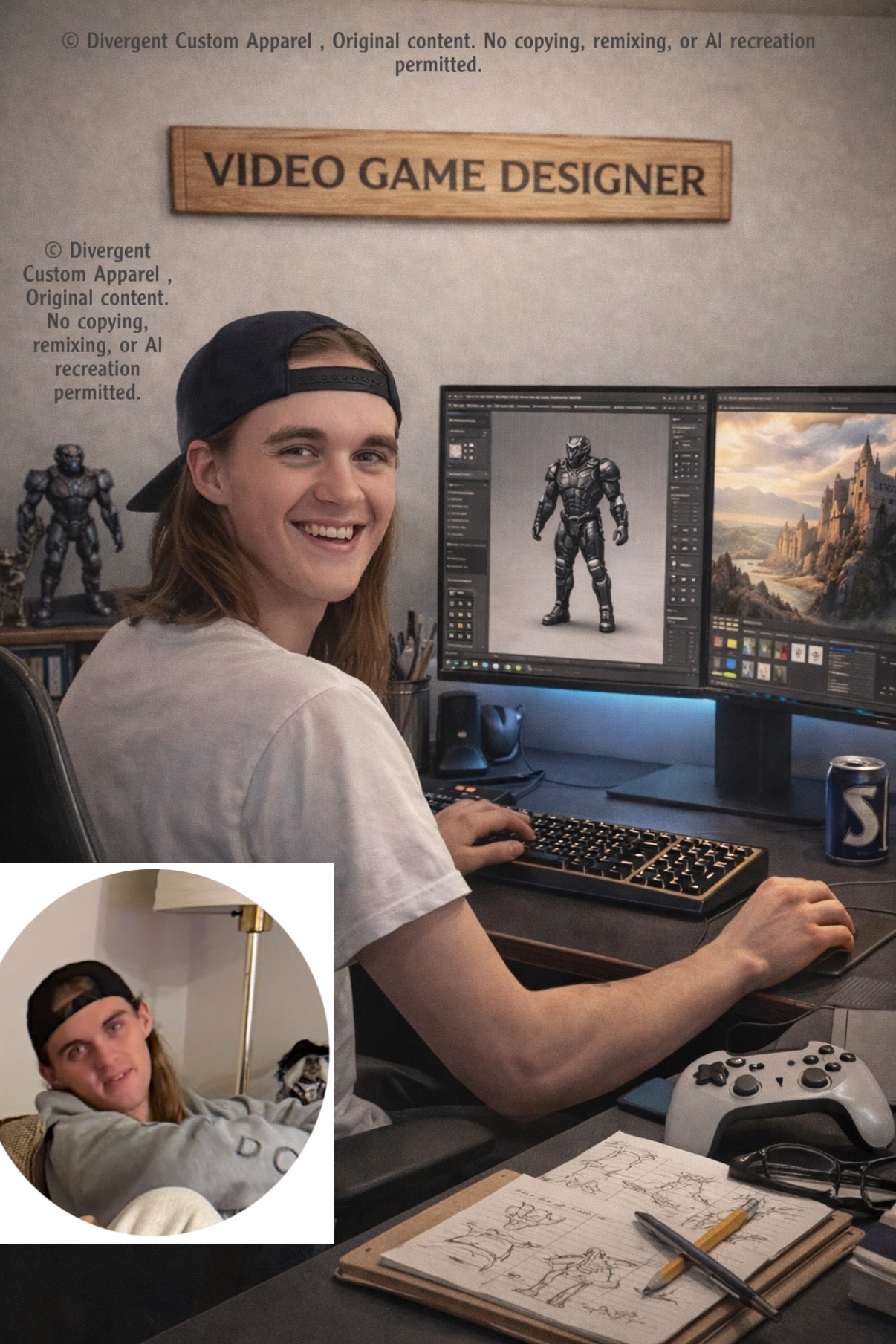 Custom Illustrated Brand Portraits (additional time)