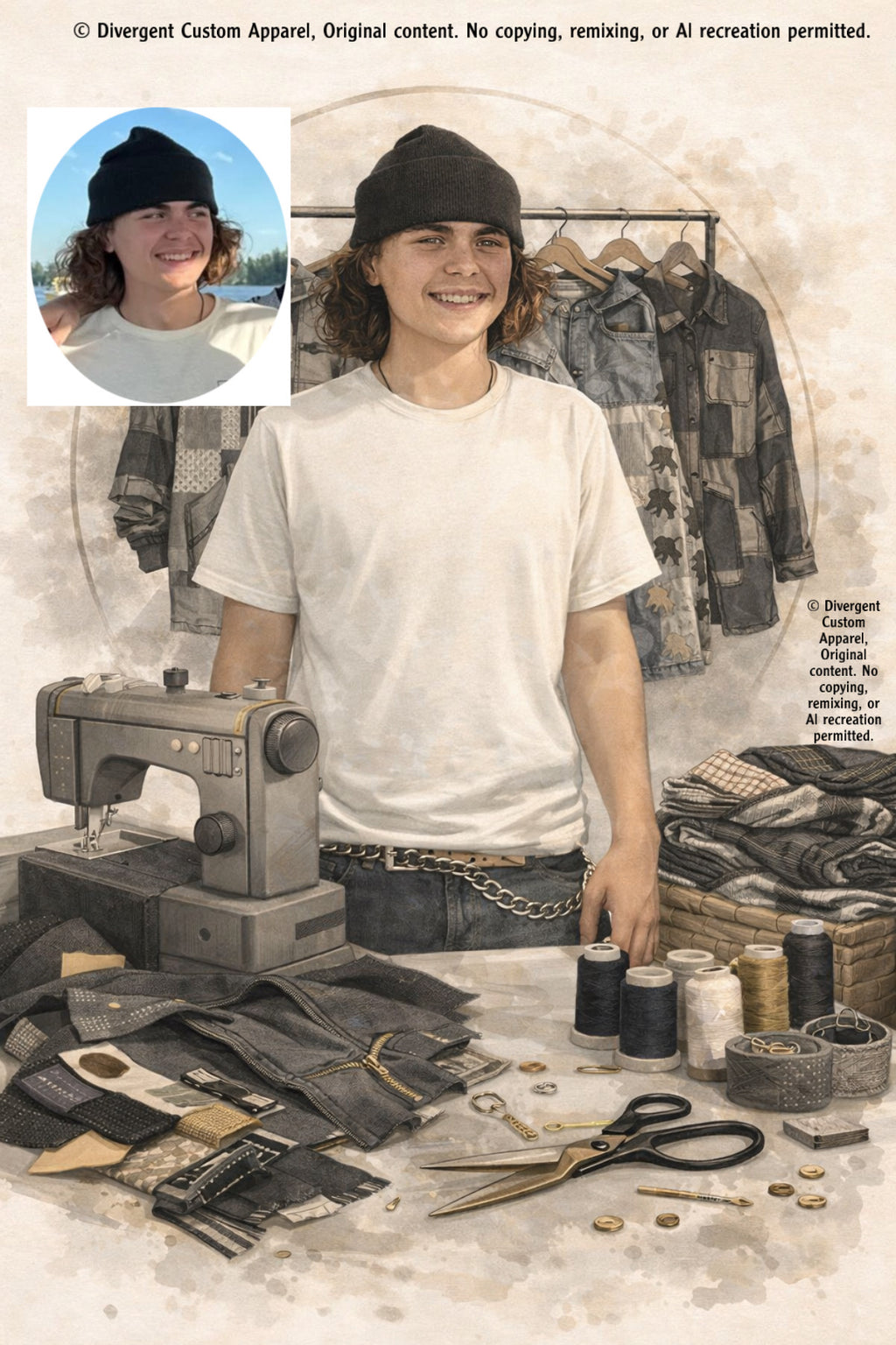 Custom Illustrated Brand Portraits (additional time)