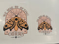 DTF logo transfer (iron on) We Rise by Lifting Others