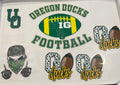 Oregon Ducks Logo DTF Transfer Bundle (Personal Use Only)