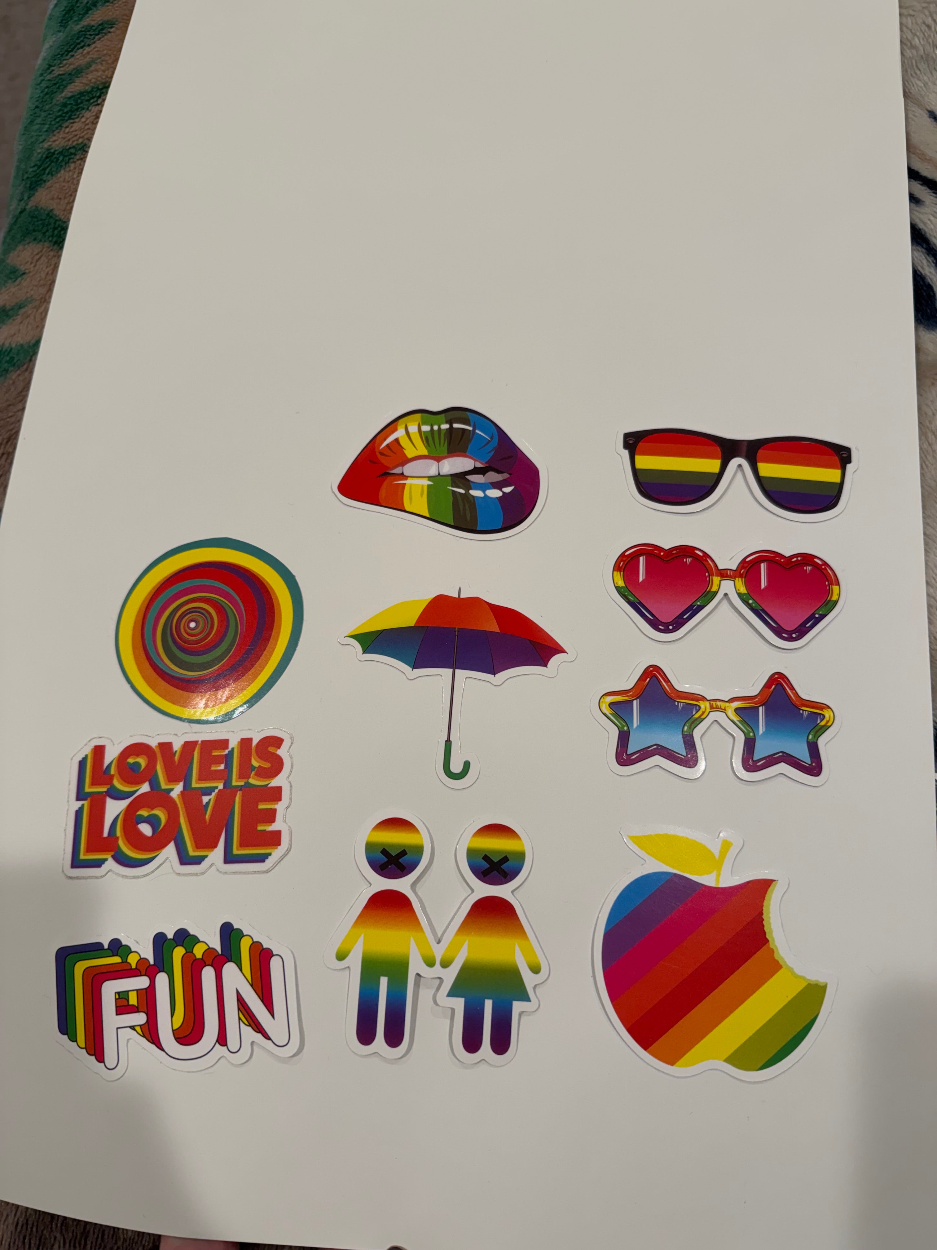 Rainbow Theme Sticker Pack