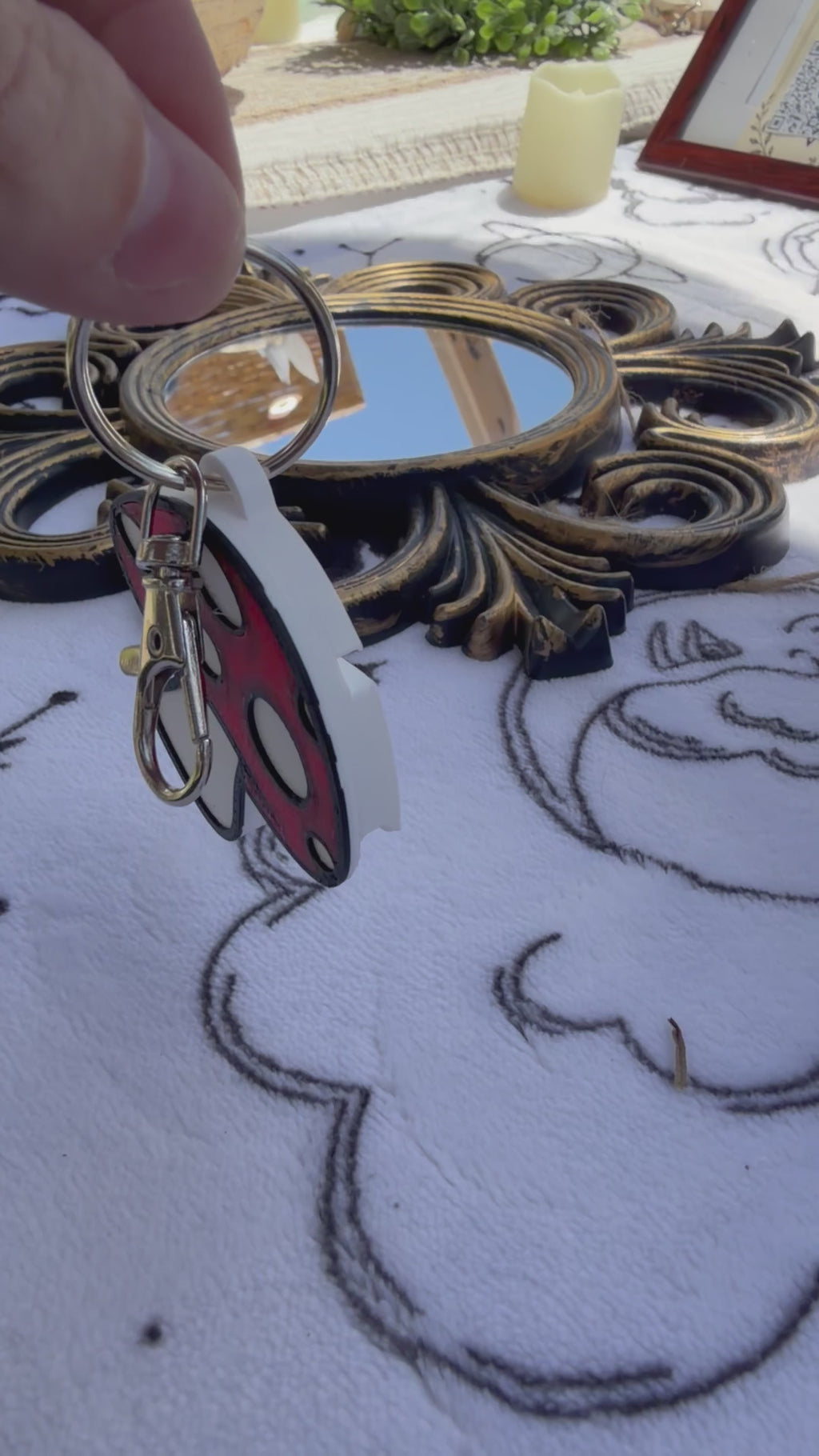 Mushroom Pop Top Keychain